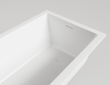 Ванна встраиваемая CASCATA KIT 180x80 покраска по RAL полностью S-Sense Глянцевое