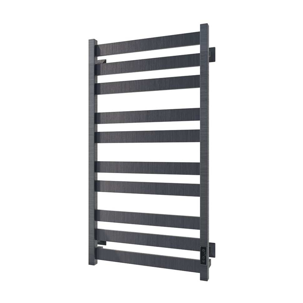 Полотенцесушитель электрический Piatto, 50/100, графит брашинг