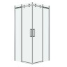 Душевое ограждение Grossman Classic 300.K33.04.8080.10.00 (80х80х195) квадрат,раздвижная,хром,стекло прозрачное, 2 места