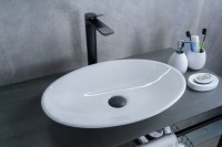 Раковина Gid N9022 51110 накладная белая 50x35x9