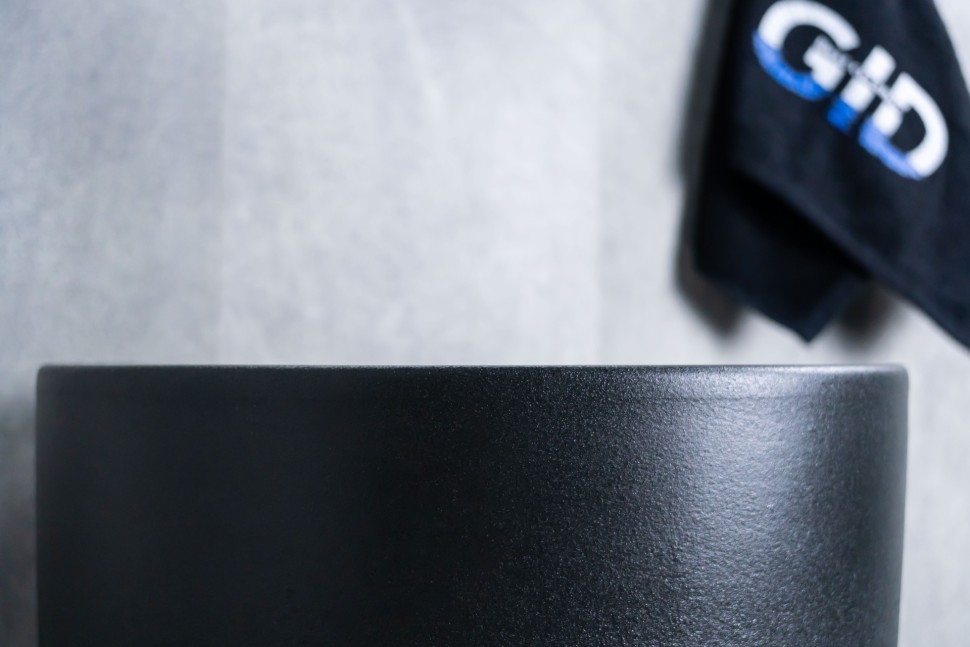 Раковина Gid Nb130bg 81110 накладная черная графит 40x40x85