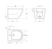 Биде подвесное BelBagno SFERA-R BB046BH