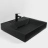 Раковина над стиральной машиной Uperwood Top 60х55х11 см, черная матовая