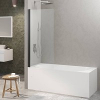 Душевая шторка RIVER S Black 800