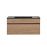 База под раковину Chiara 1000 подвесная, 1 выкатной ящик soft-close, N.Oak