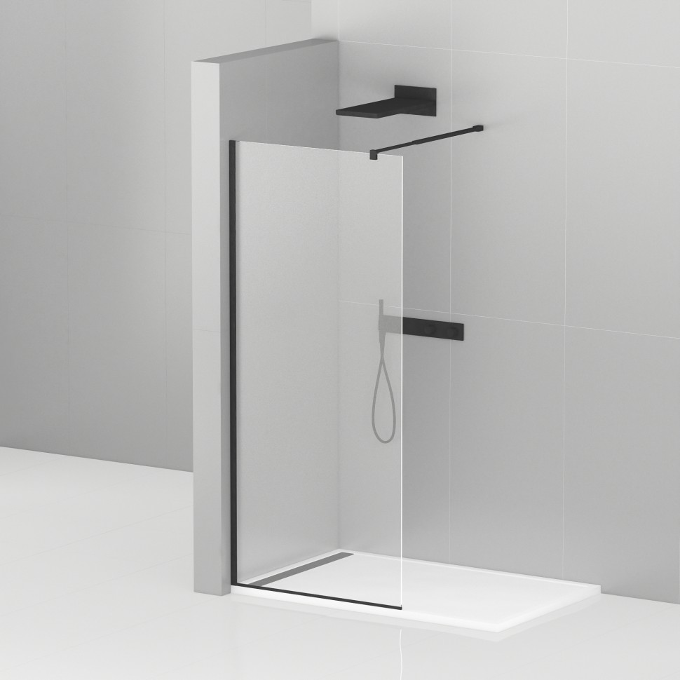 Душевая перегородка CEZARES LIBERTA-L-1-140-C-NERO