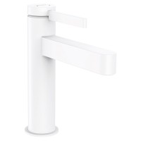 Смеситель для раковины Hansgrohe Finoris со сливным клапаном Push-Open 76023700, белый матовый
