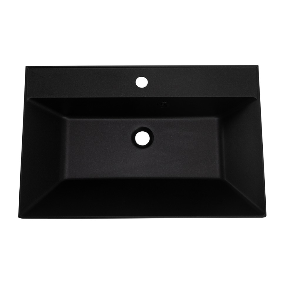 Раковина из искусственного камня BelBagno BB700/450-LV-ART-AST-NERO