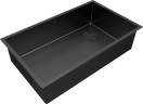 Мойка нерж. сталь NEXT-SKEW 74 UNI, PM887444-MBN, матовый черный, 740х440мм, Paulmark 1,2мм
