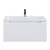 База под раковину подвесная BelBagno ETNA-M-800/380-1C-SO-BL Bianco Lucido