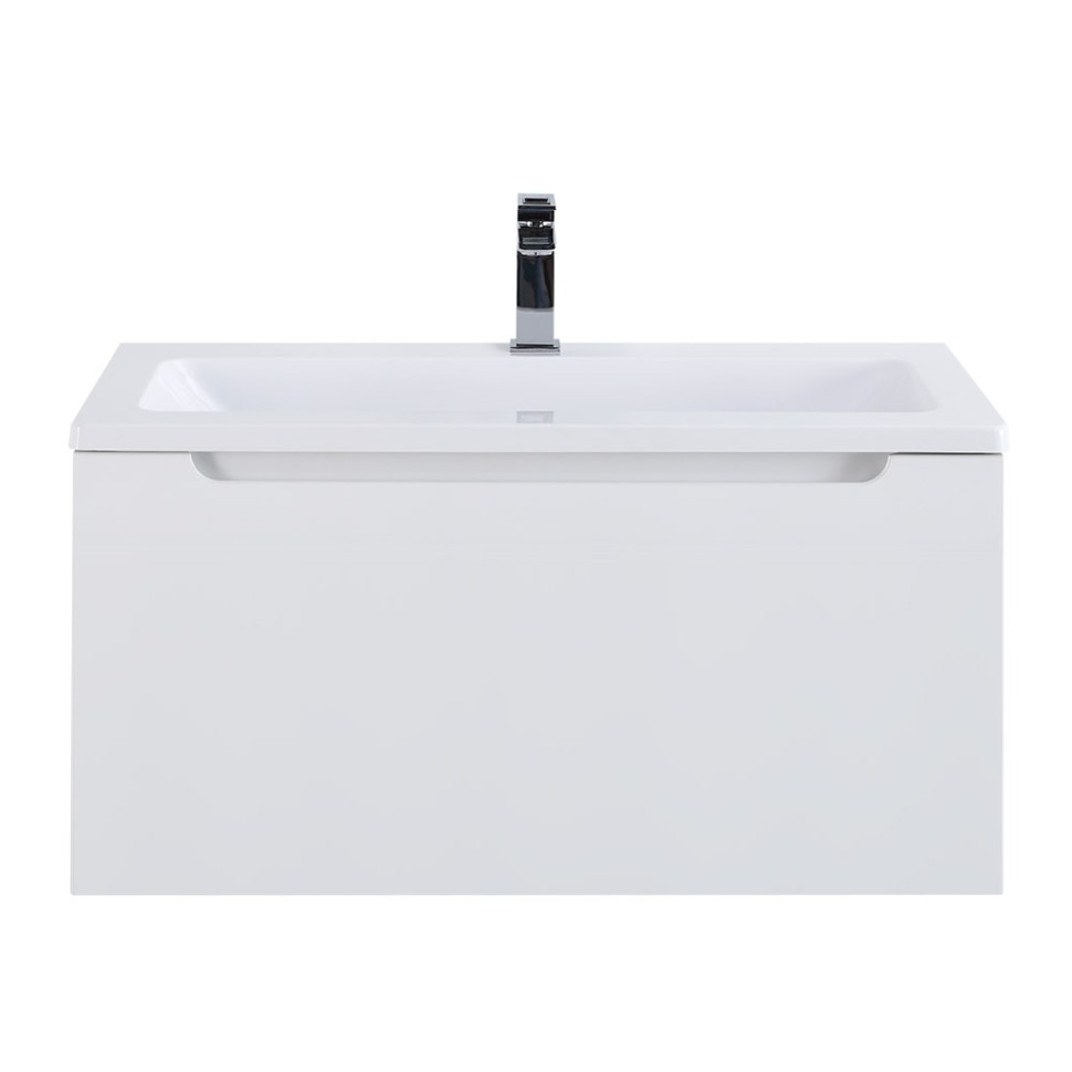 База под раковину подвесная BelBagno ETNA-M-800/380-1C-SO-BL Bianco Lucido
