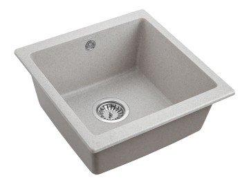 Мойка GERA 50, IT-GRANIT, PM104546-GR, серый, 445х460, подст. мон. Paulmark
