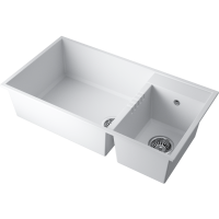 Кухонная мойка Omoikiri Tedori 85-2-U-PL Tetogranit/платина