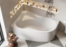 Акриловая ванна VAGNERPLAST MELITE 160x105 Left
