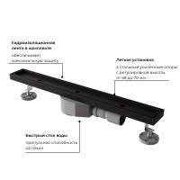 Душевой трап RGW SDR-08B (700)