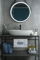 Раковина Gid N9062 51117 накладная белая 66.5x44x15