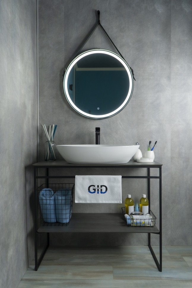 Раковина Gid N9062 51117 накладная белая 66.5x44x15