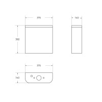 Бачок BelBagno STEAM BB130T