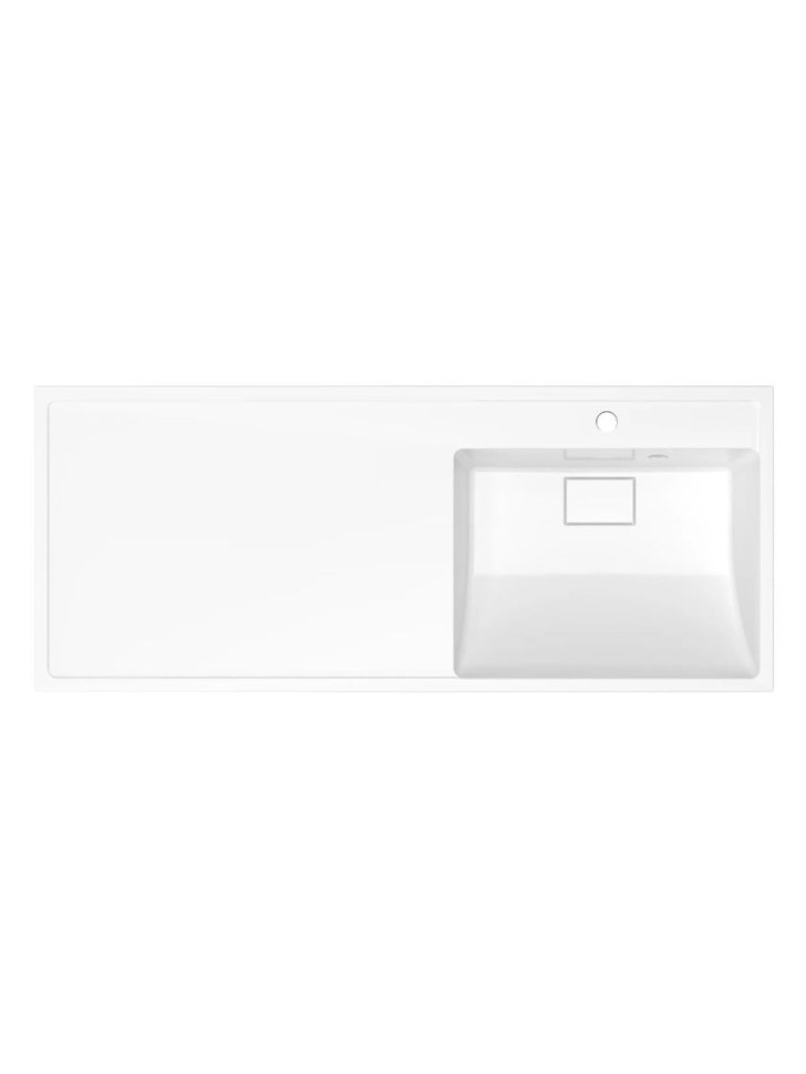 Раковина над стиральной машиной Uperwood Magenta 110х50х17,8 см, правая, крыло слева