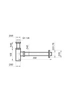 Сифон для раковины BelBagno BB-SMT2-01