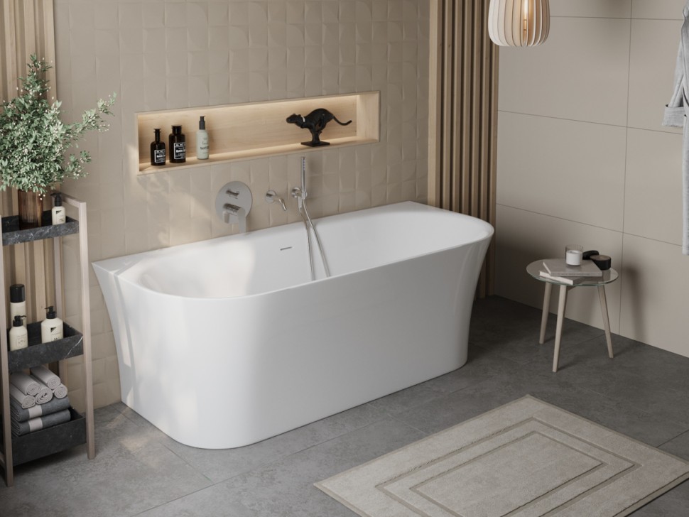Акриловая ванна BELBAGNO BB711-1550-700