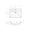 Раковина из литьевого мрамора BelBagno BB600/450-LV-MR-AST
