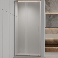 Душевая дверь Rapid-N VDS-3RN12/13CL, хром, стекло прозрачное