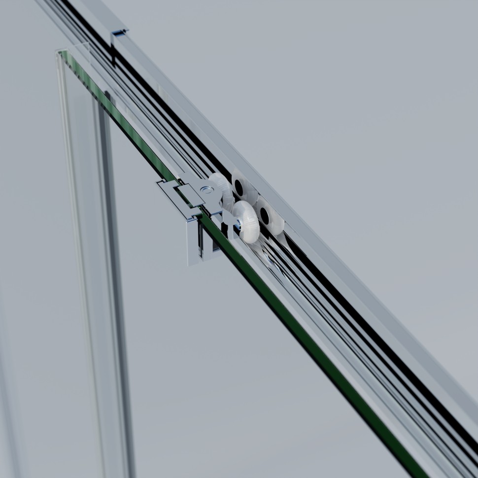 Душевая дверь Rapid-N VDS-3RN12/13CL, хром, стекло прозрачное