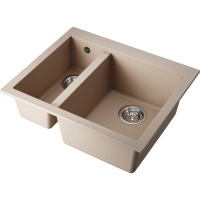 Кухонная мойка Omoikiri Bosen 59-2-SA Tetogranit/бежевый