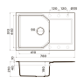 Кухонная мойка Omoikiri Yonaka 78-PA Artgranit/пастила