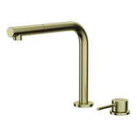 Смеситель для кухни Omoikiri Nara-S-LG латунь/светлое золото