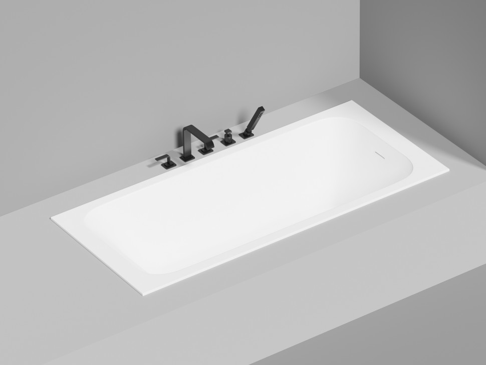 Ванна встраиваемая ORLANDA KIT 180x80 покраска по RAL полностью S-Stone Матовое