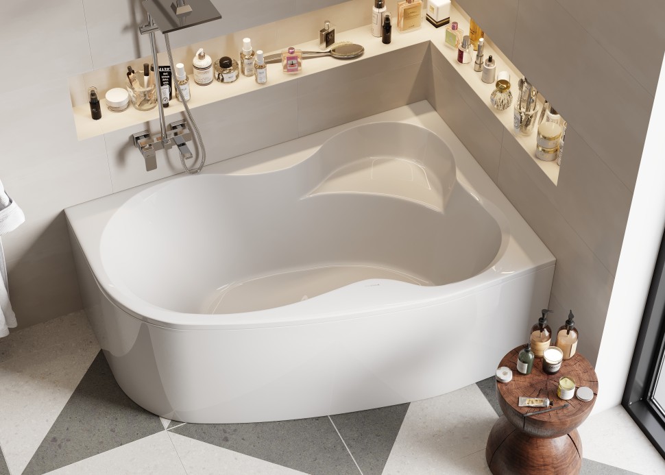 Акриловая ванна VAGNERPLAST MELITE 160x105 Right