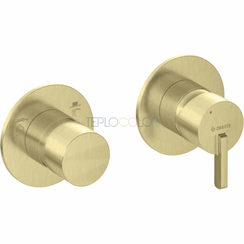 Смеситель для душа, с переключателем для душа - горизонтальная