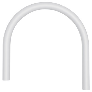 Гибкий излив для смесителей Ma213188/Gr213888, I888-WH белый, Paulmark