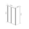 Душевой уголок Garda VSR-1G9090CL, 900*900, хром, стекло прозрачное