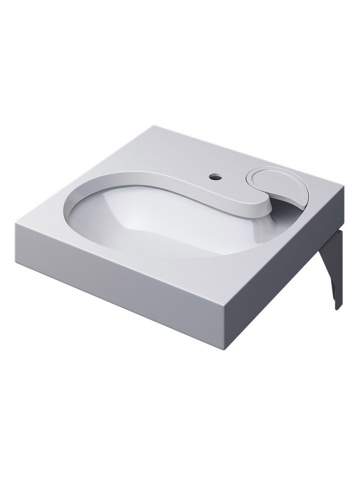 Раковина над стиральной машиной Uperwood Comforty 60х60х11 см, белая глянцевая