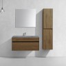 База под раковину Chiara 1000 подвесная, 1 выкатной ящик soft-close, T.Oak