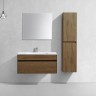 База под раковину Chiara 1000 подвесная, 1 выкатной ящик soft-close, T.Oak