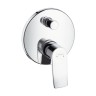 Смеситель для ванн, для душа Hansgrohe Metris хром (31493000)