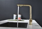 Смеситель для кухни SERPENTINE, бронза, Se213222-BR, Paulmark