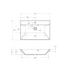 Раковина из литьевого мрамора BelBagno BB700/450-LV-MR-AST