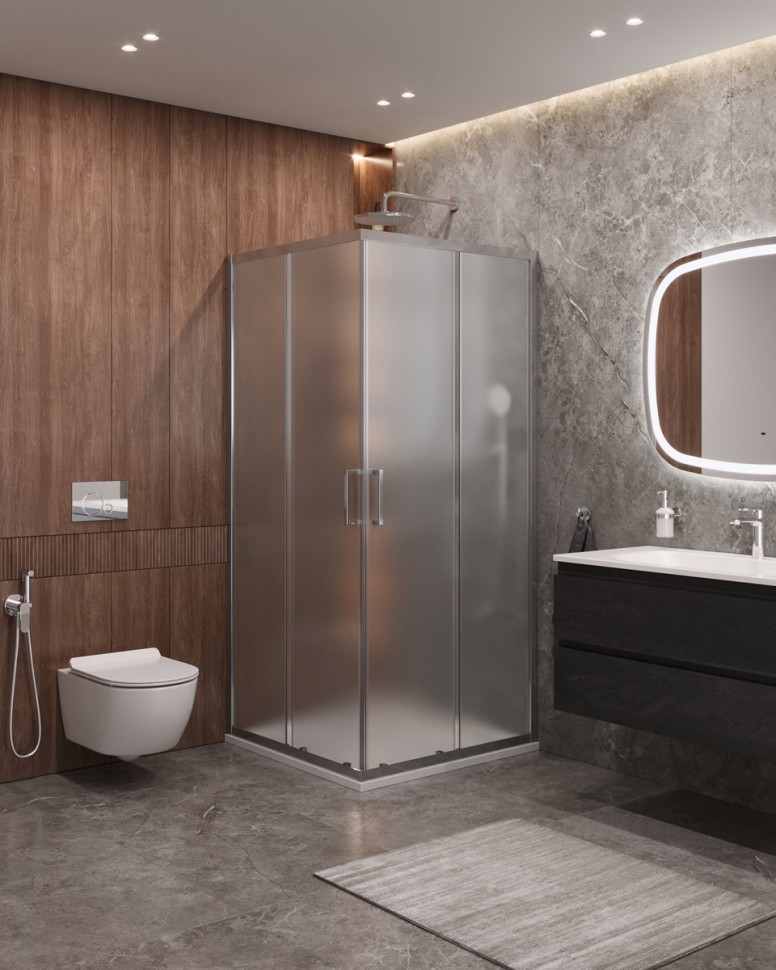 Душевой уголок CEZARES MOLVENO-A-2-90-P-Cr