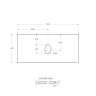 Столешница из керамогранита BelBagno KEP-100-BO-W0 Bianco Opaco