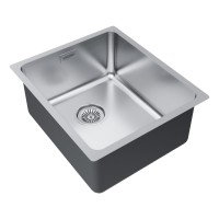 Мойка нерж. сталь VISTA 38, PM904438-BS, брашированная нерж.сталь, 380х440мм, Paulmark