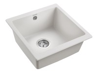 Мойка GERA 50, IT-GRANIT, PM104546-WH, белый, 445х460, подст. мон. Paulmark