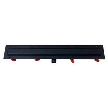 Душевой лоток Veconi Klasik Black 450