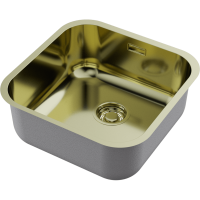 Кухонная мойка Omoikiri Omi 44-U/I-LG нерж. сталь/светлое золото