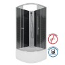 Душевая кабина Niagara Eco NG-7508-14BK (90х90х200) высокий поддон(40см),стекло мозаика,4 места