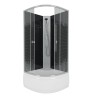 Душевая кабина Niagara Eco NG-7508-14BK (90х90х200) высокий поддон(40см),стекло мозаика,4 места